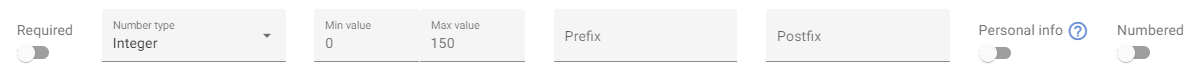 Age Question Settings