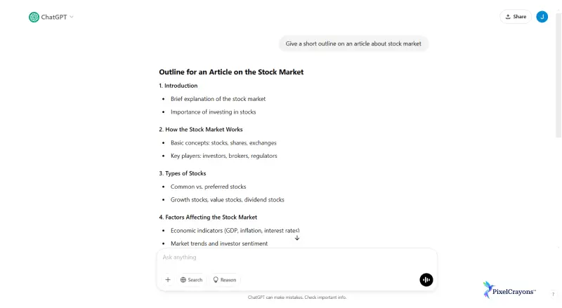 AI Content Outlines