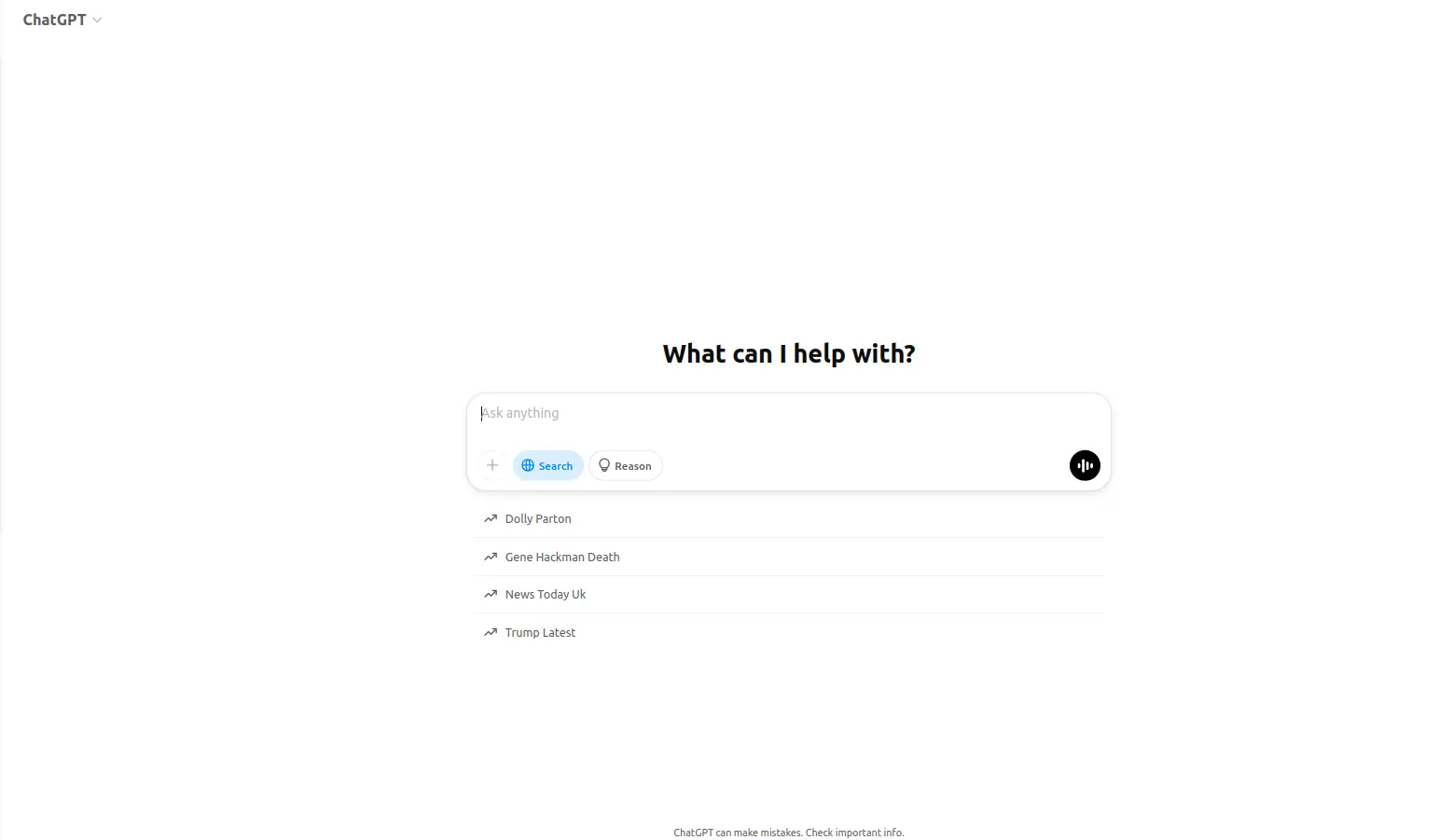 searchgpt result