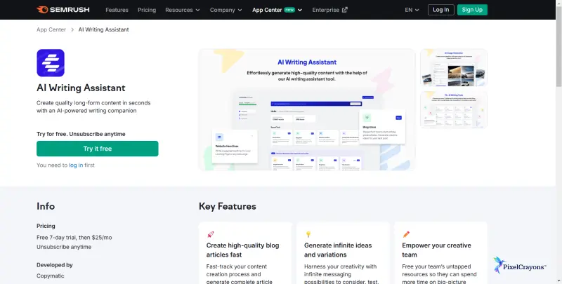 Semrush AI Features